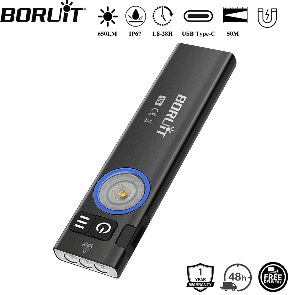Fishing Kit Compact - BORUiT U8 650LM EDC Senter LED