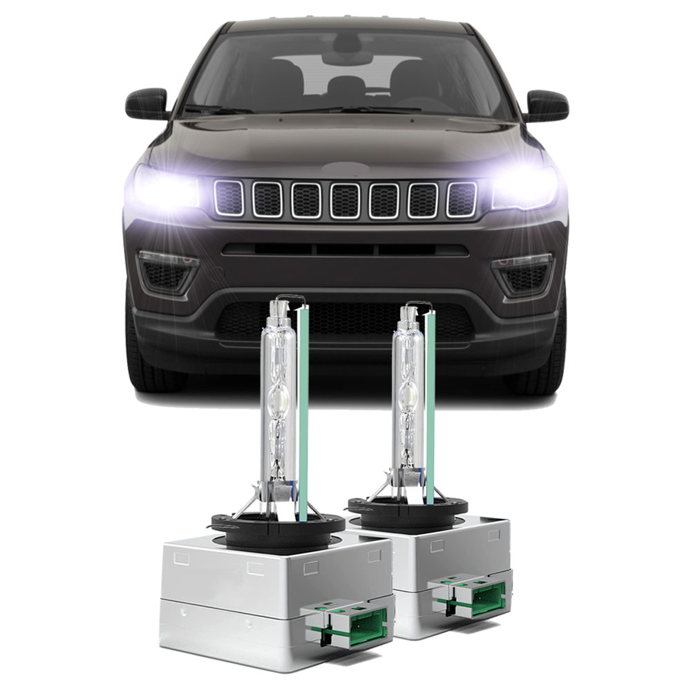 Compass Lensatic - 2 buah D3S HID Xenon bohlam