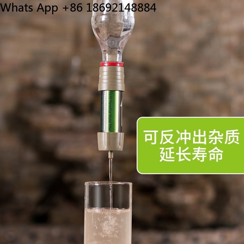 Water Purification Straw - Tas pemurni air gravitasi sedotan pemurni