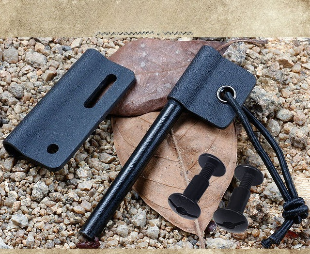 Magnesium Fire Starter - Peralatan Api Berkemah Batang Magnesium Flint