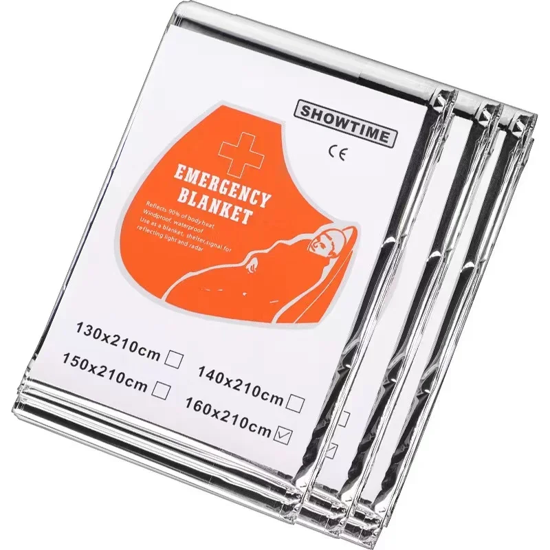 160*210Cm 3 Buah Selimut Panas - Survival Blanket Reflective ulasan dan harga