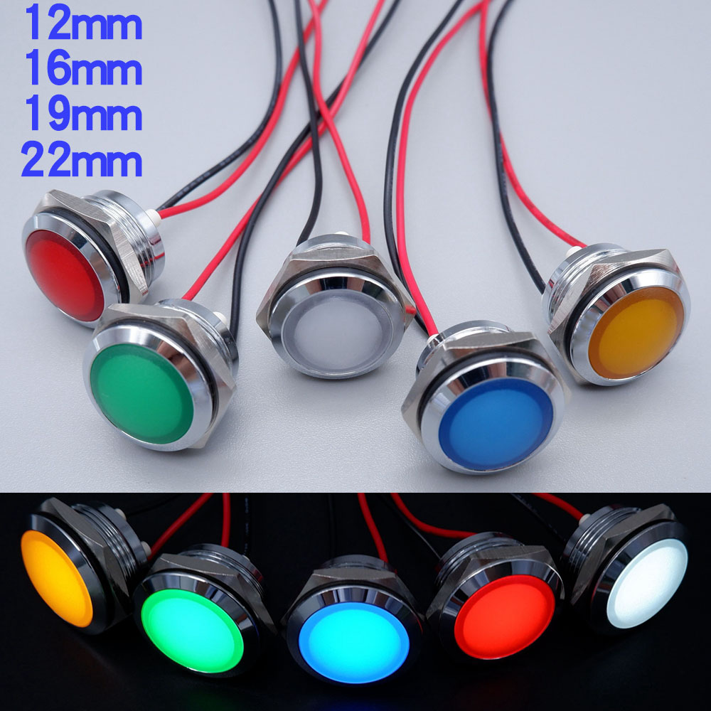 Lampu indikator LED logam, cah - Signal Panel Orange ulasan dan harga