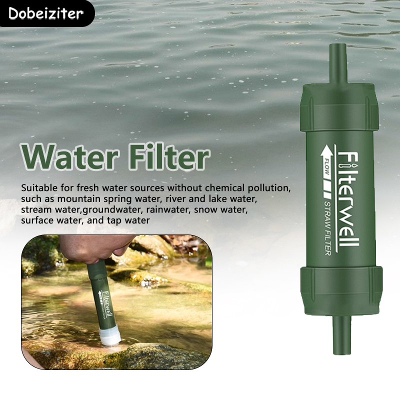 Sedotan Filter Air Mini Portab - Water Purification Straw ulasan dan harga