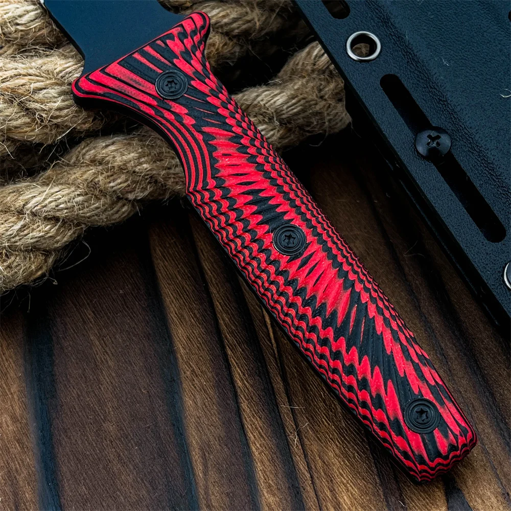 Pisau Utilitas Baja D2 untuk A - Bushcraft Knife Fixed ulasan dan harga
