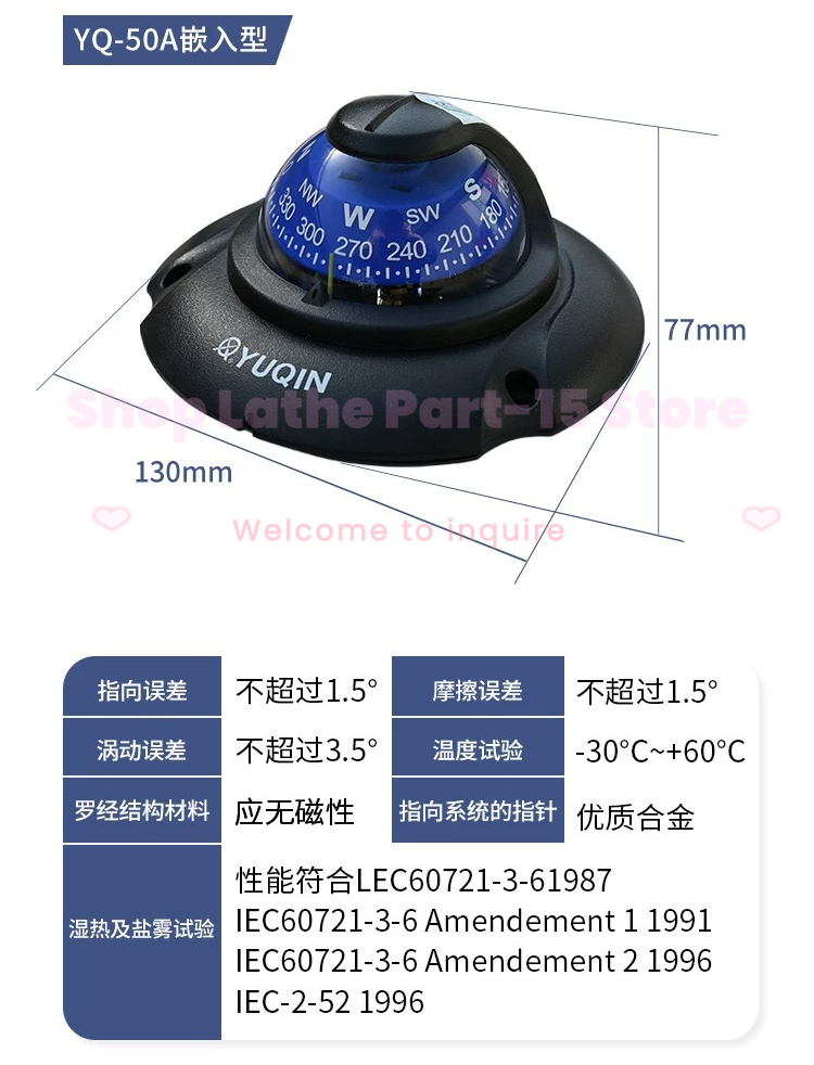 Kompas Magnetik Tipe YQ-50 Unt - Compass Lensatic ulasan dan harga