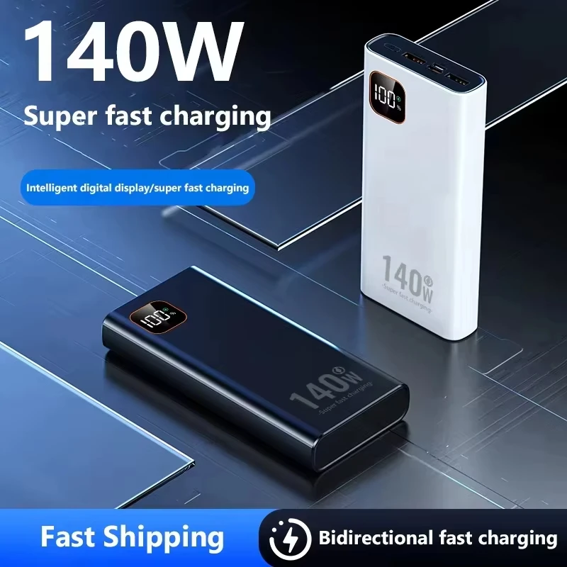 Lenovo 140W 500000mAh Power Ba - Solar Emergency Charger ulasan dan harga