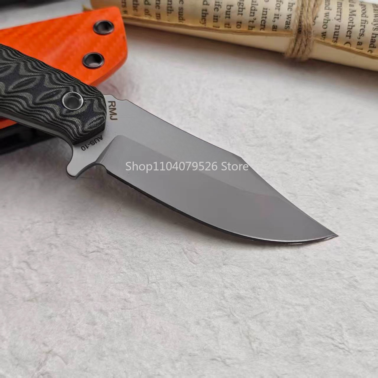 Pisau EDC Bilah Tetap RMJ Komp - Bushcraft Knife Fixed ulasan dan harga