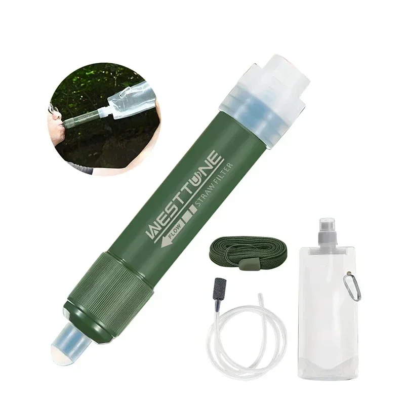Westtune Kantong Air Serat Kar - Water Purification Straw ulasan dan harga