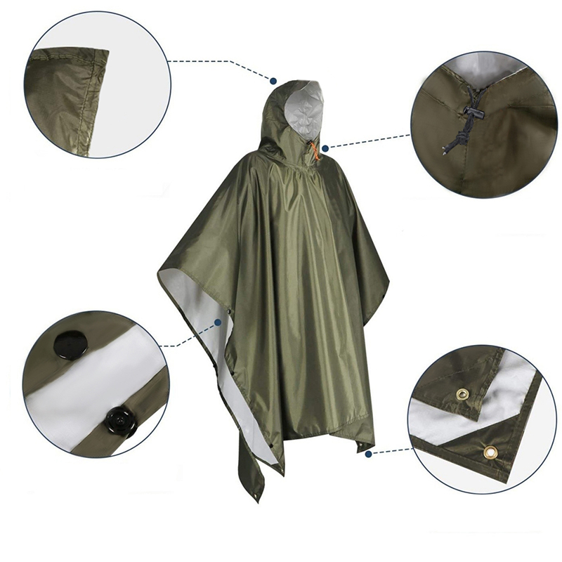 Jas Hujan Tugas Berat Untuk Ba - Emergency Poncho Rain ulasan dan harga