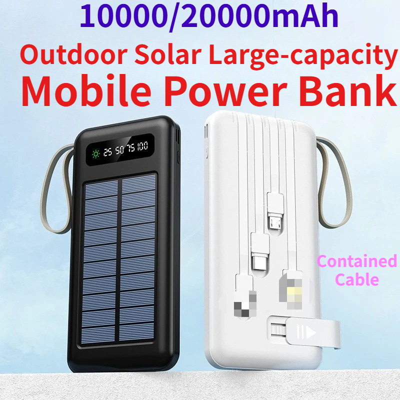 Power Bank Tenaga Surya Luar R - Solar Emergency Charger ulasan dan harga