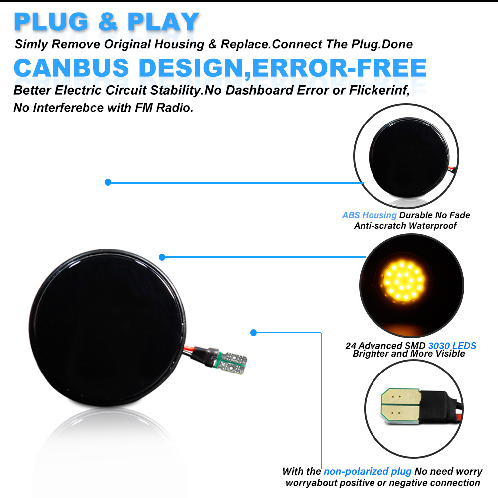 2 Buah Lampu Penanda Sisi Depa - Signal Panel Orange ulasan dan harga