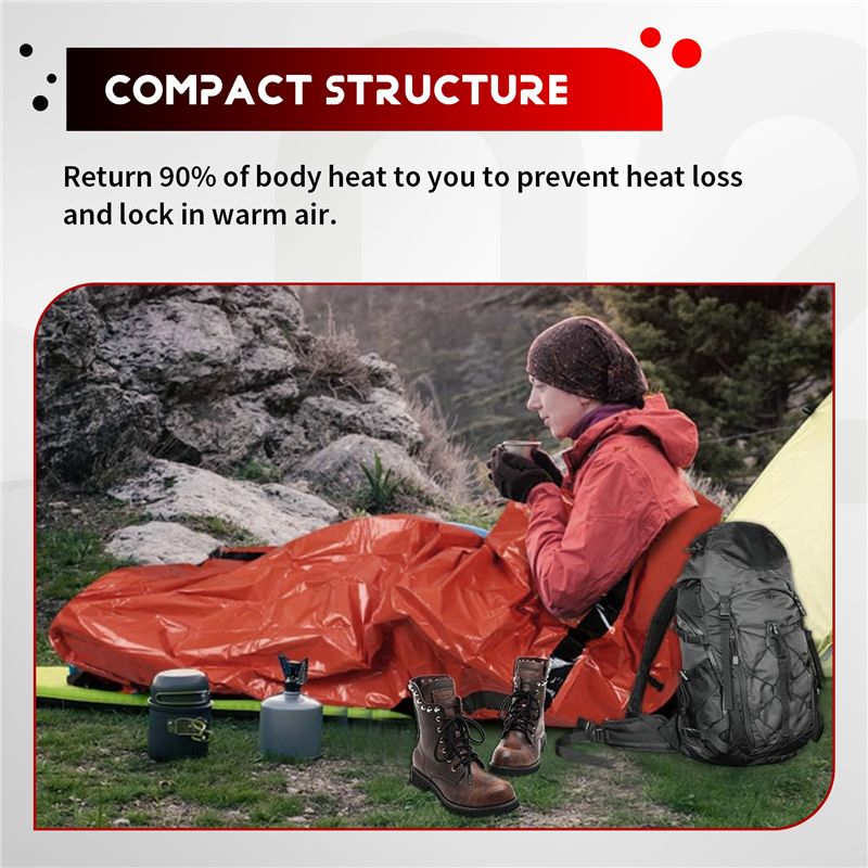 【STOCK】Kantong Tidur Darurat 2 - Bivy Bag Emergency ulasan dan harga