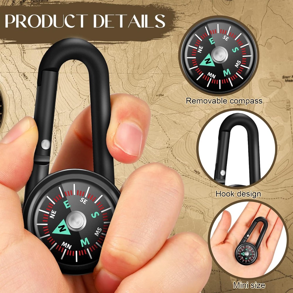 6-50 Buah Gantungan Kunci Komp - Compass Lensatic ulasan dan harga
