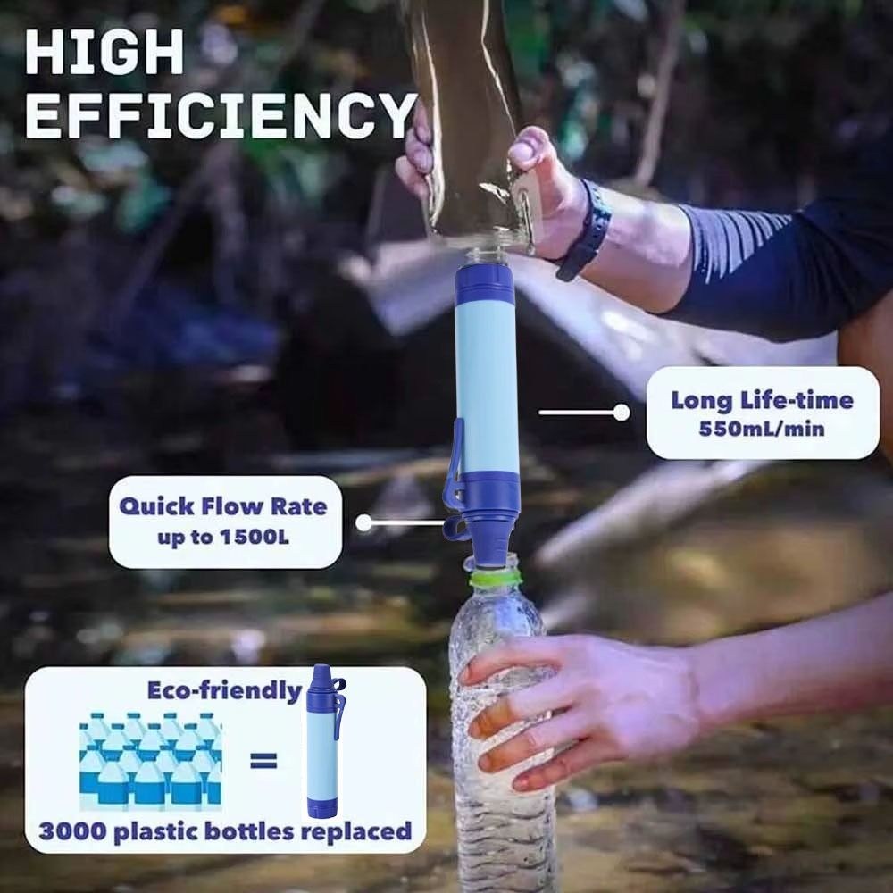 Sedotan Penyaring Air Mini Min - Water Purification Straw ulasan dan harga