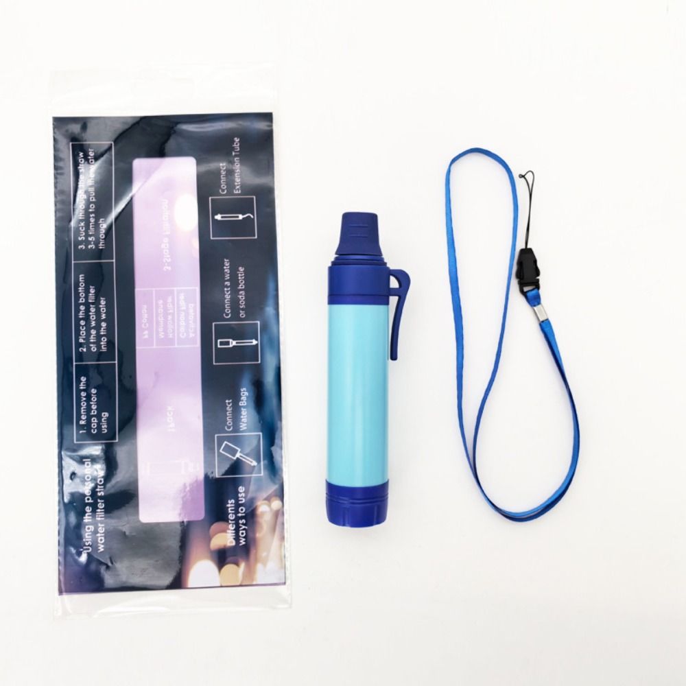 Sedotan Penyaring Air Mini Min - Water Purification Straw ulasan dan harga