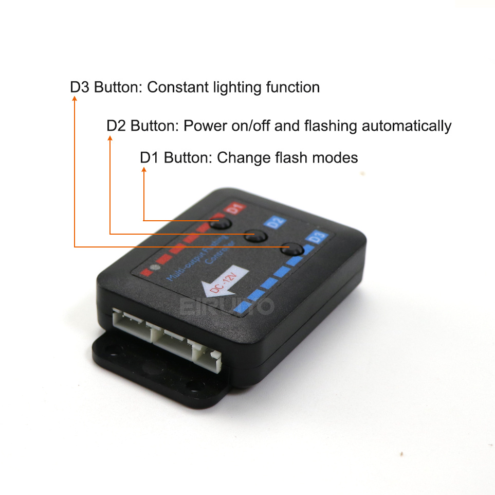 4x 3 LED Grill Lampu Strobo Mo - Sos Light Strobe ulasan dan harga