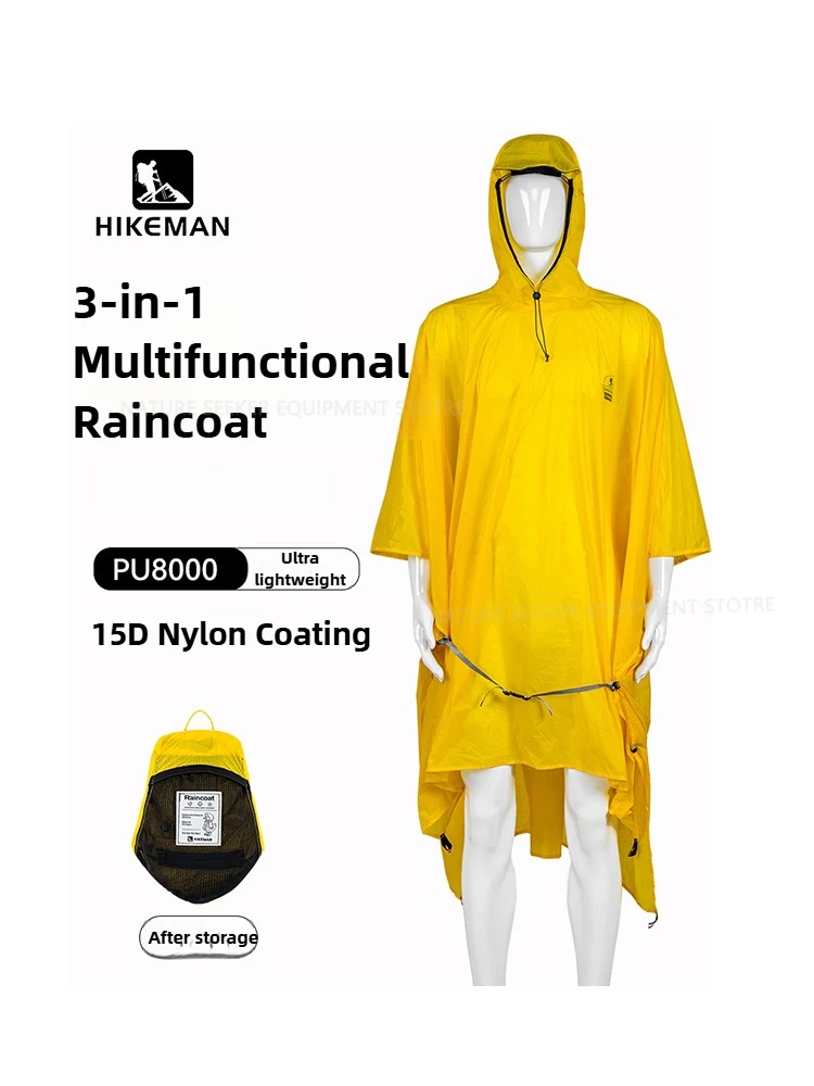 Jas Hujan 15D/210T Penutup Pon - Emergency Poncho Rain ulasan dan harga